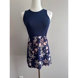 Roxy Floral Dress Criss Cross Back Sleeveless Casual‎ Kids Size M